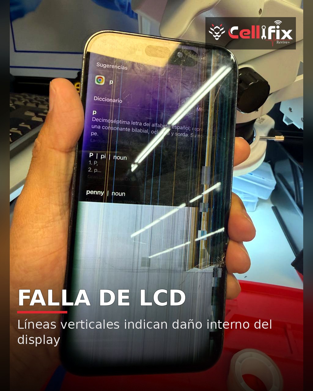 Líneas en la pantalla: qué significan y cómo solucionarlas